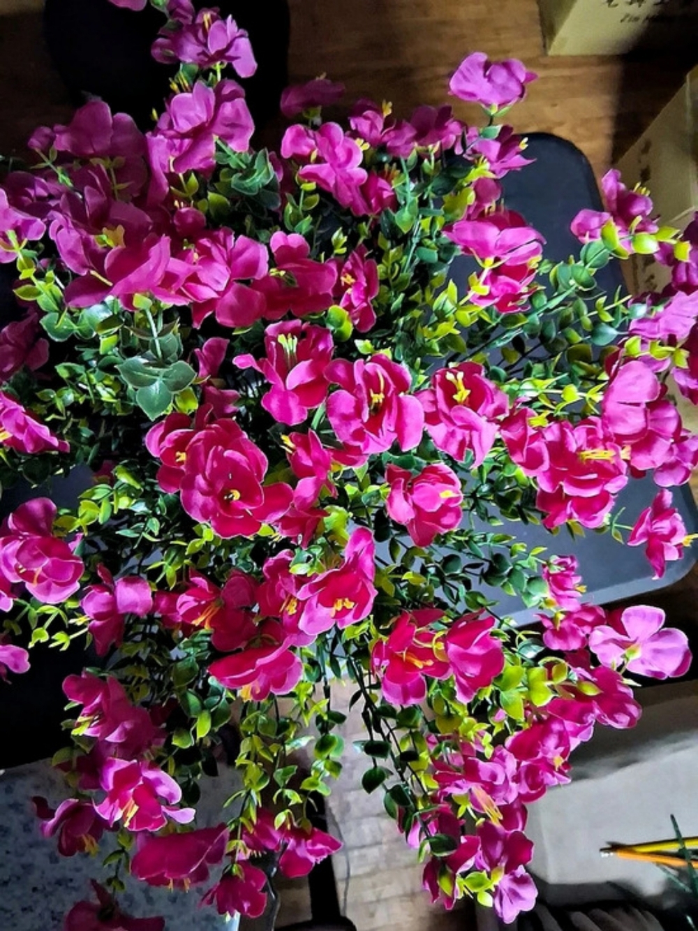 Pink Faux Floral Arrangement
